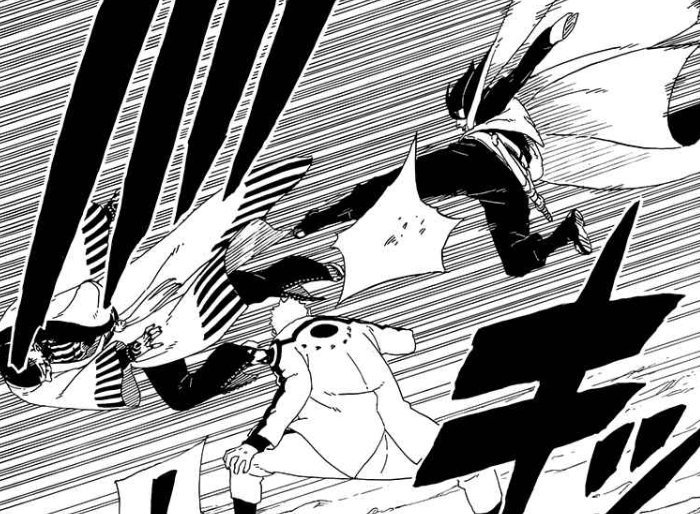Naruto et Sasuke à Jigen dans le dernier chapitre de boruto #borutospoilers...
