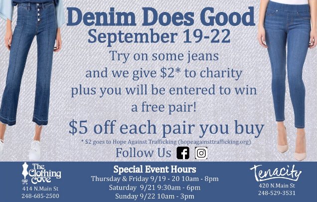 September 19th through the 22nd! Don’t miss this great cause and opportunity 😁