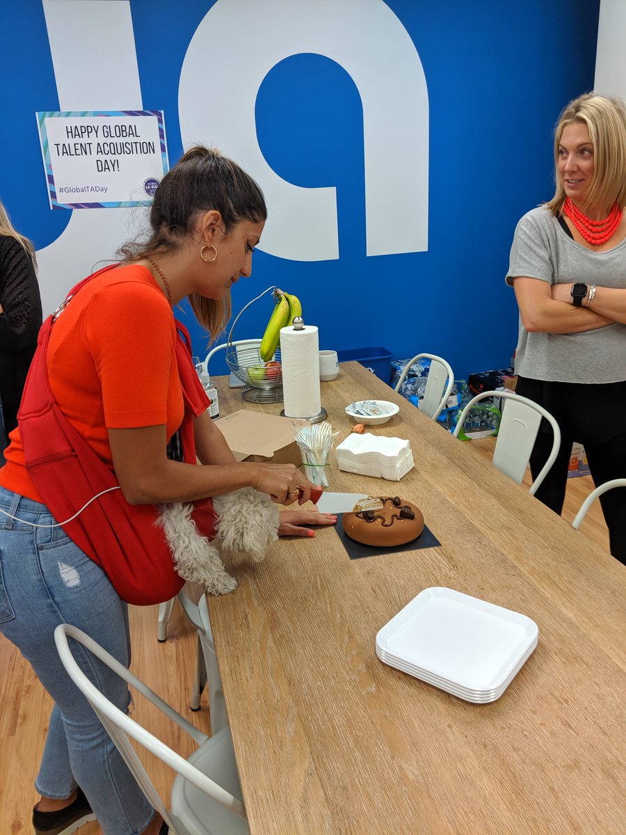 Happy Global Talent Acquisition Day! Today the Mya team gathered on the third floor to celebrate the work of our talent acquisition team with some Vietnamese Cinnamon Caramel Chocolate Satellite Cake from <a href="/craftsmanwolves/">Craftsman and Wolves</a>! #GlobalTADay