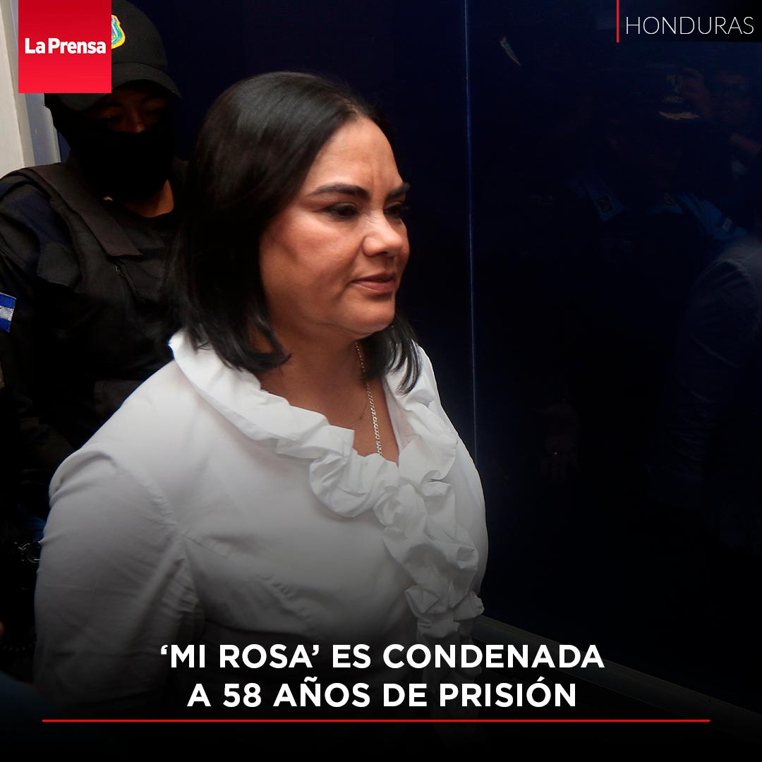 DiarioLaPrensa's tweet photo. Caso #CajaChicaDeLaDama: Rosa Elena de Lobo pasará 58 años en prisión.

Nota: https://t.co/ksw9V601FS #Honduras #MiRosa #RosaElenaDeLobo https://t.co/wJx2b70WYc