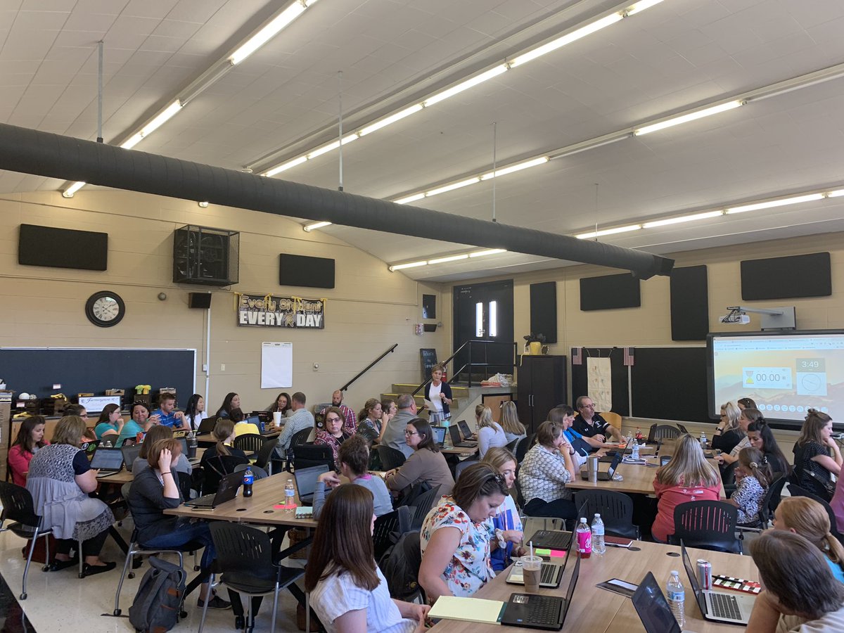 First Professional Growth Meeting of the year for FSD teacher leaders. #TheKnightWay