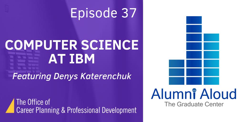 CareerPlanGC's tweet photo. Season 3 of Alumni Aloud is live! In the first episode of the season, we speak with @DKaterenchuk, a Senior Data Scientist @IBM. New episodes launch every 2 weeks. https://t.co/a45gCeK6u7 #AlumniAloud #podcast #PhDChat #CareerExploration #DataScience https://t.co/dYHxPzlfCH