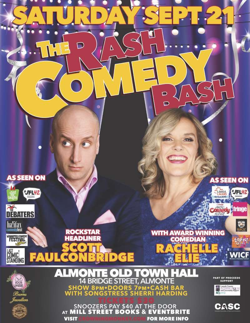TheMillstone1's tweet photo. 'Rash Comedy Bash' at Old Town Hall, September 21 - https://t.co/tUnA4hCJsb https://t.co/KQsx7Y43lM