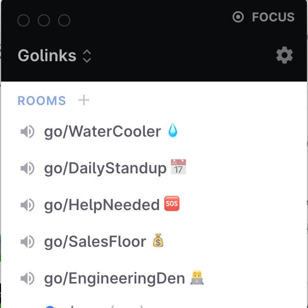 GoLinks's tweet photo. What happens when two @ycombinator companies are part of your stack? #hyperproductive
Deep linking into your @Tandem_HQ rooms with @GoLinks 🤯 #remotework #futureofwork https://t.co/UrLTXqmbea