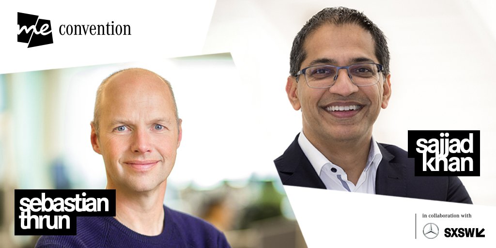 udacity's tweet image. Join @SebastianThrun, founder of Udacity and @mercedesbenz Executive VP Sajjad Khan, as they discuss the ethics of algorithmic decision-making when it comes to #AI at @meConvention bit.ly/30Jkils #createthenew #meconvention #meconvention2019
