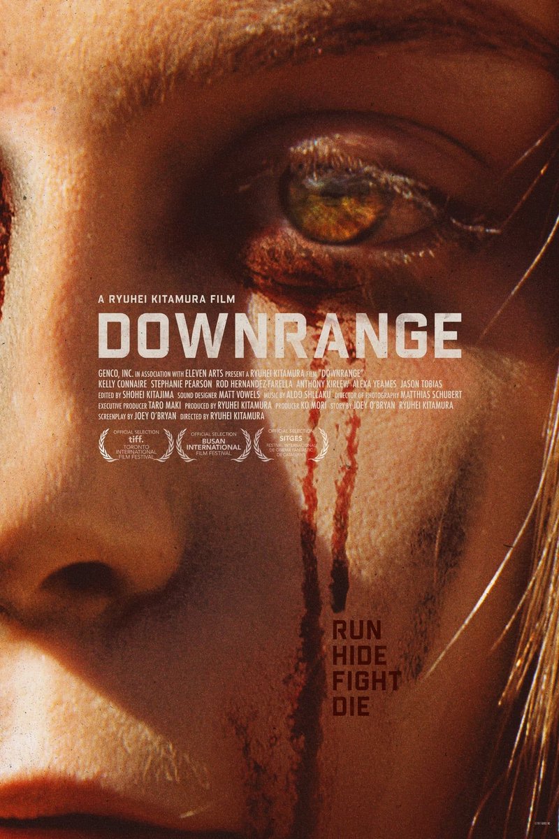 #57 Downrange
I enjoyed it. Maybe not as much as I enjoyed Midnight Meat Train, but I thought it was solid. Good acting and some nice tension built. Not reinventing the wheel, and a little silly at times, but entertaining enough.

#100DaysOfHorror #Downrange #horror #HorrorMovies