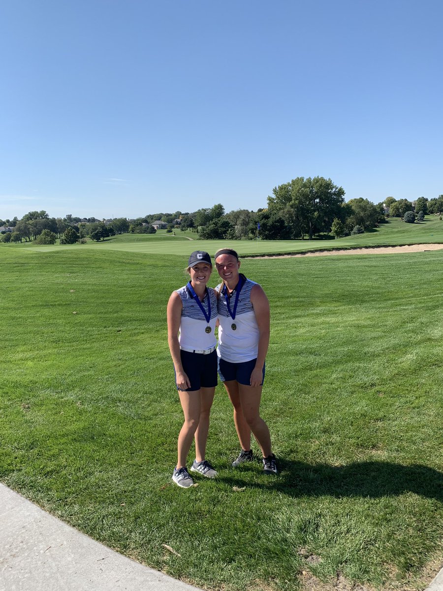CUNEBulldogGolf's tweet photo. Bulldog Women’s team wraps up their first tournament with a 4th/11 place finish as a team! @murphysears &amp; @kendra_placke finish 2nd and 4th individually. 

Great job today ladies!! ⛳️🐾 https://t.co/PaET5NFXAS