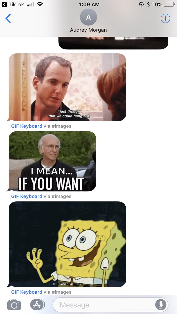 AlleyMckenzie's tweet image. Me at 1 am: *locks my door and goes to bed 

Audrey at 1 am: