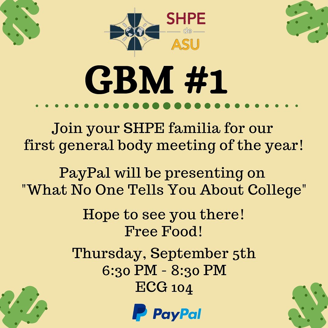 SHPE de ASU tweet media