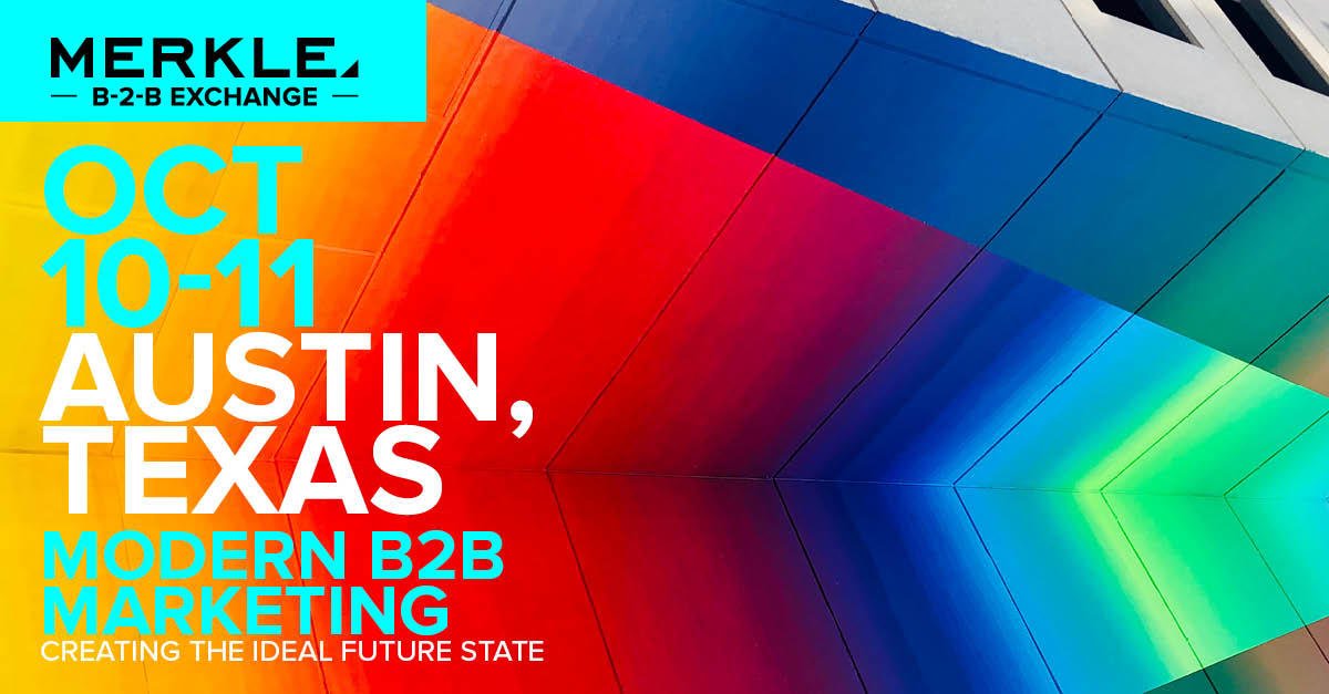 This one's a must for any #B2B marketers! <a href="/Merkle/">Merkle</a> is hosting the annual #MerkleB2BExchange in #Austin Oct 10-11. Request your invite here: /fal.cn/33MvC