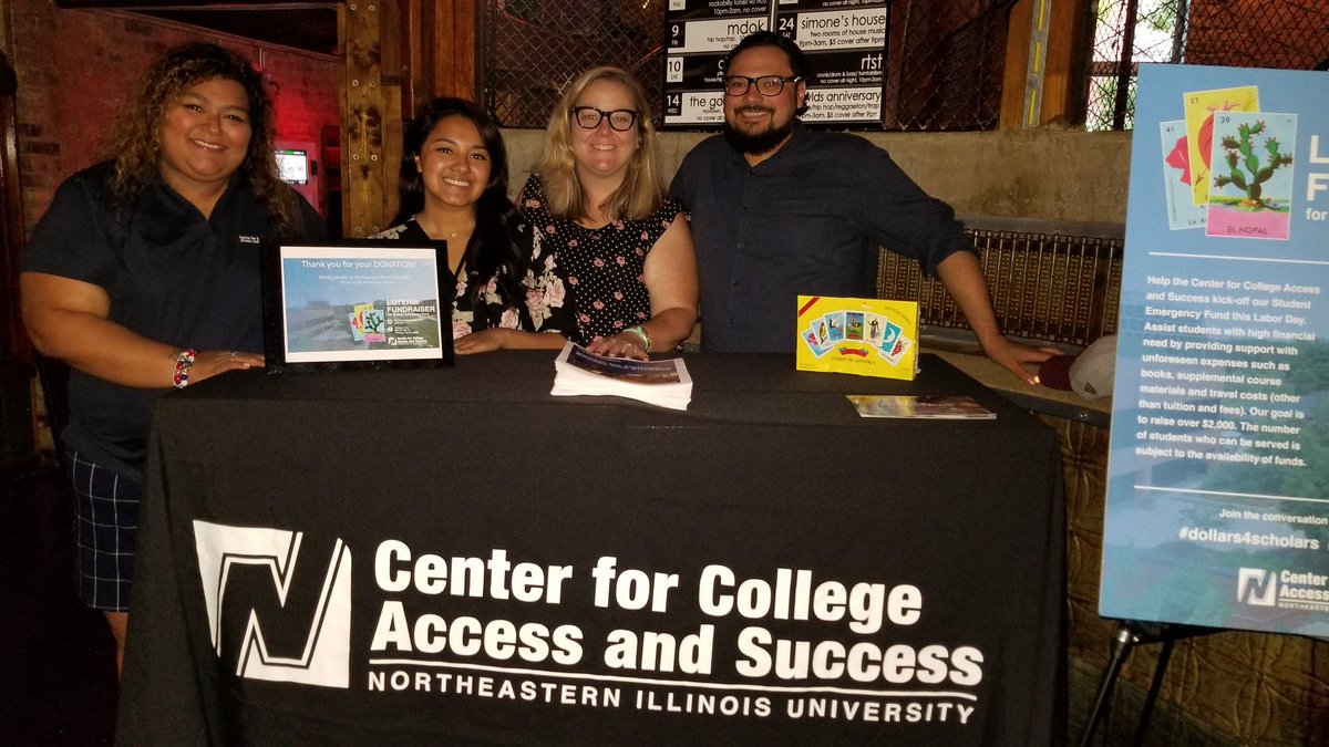 ClaudiaNEIUCCAS's tweet photo. Loving the buzz around @CCAS_NEIU about the #loteria #fundraiser #orgulloneiuccas #makingcollegereal #dollars4scholars #orgulloneiu @NEIU https://t.co/upacj18XmR