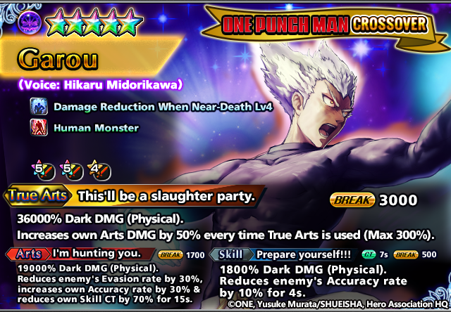 Grand Summoners On Twitter Garou Has The Highest Dmg