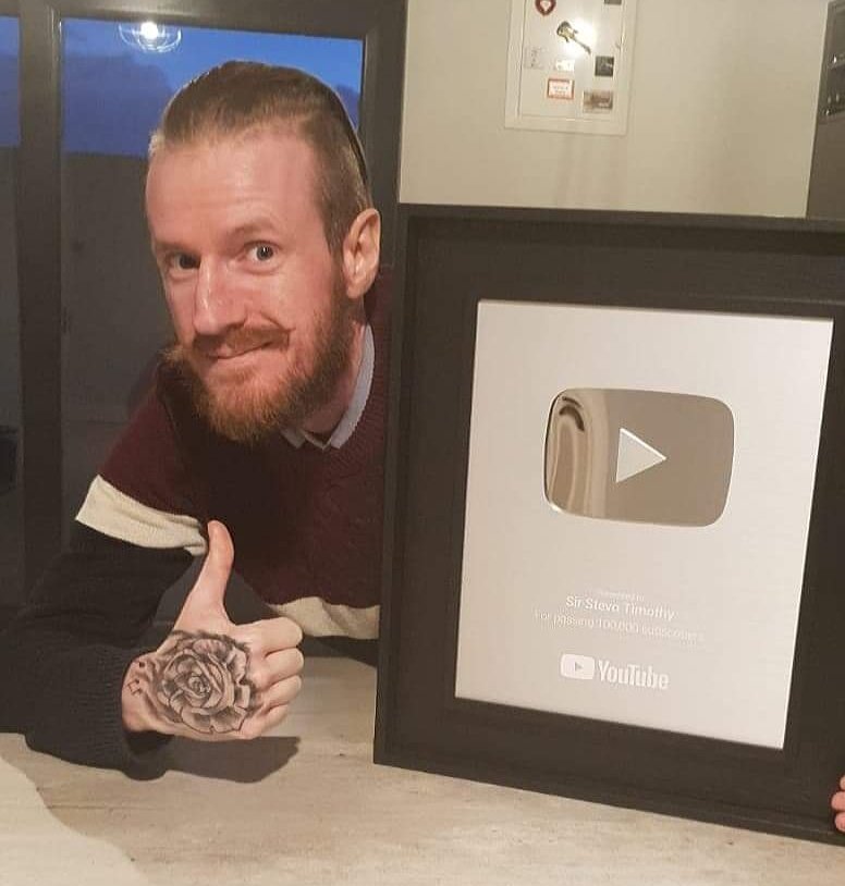 SirStevoTimothy's tweet photo. And maybe a little RT 😊
Absolutely overjoyed when we got our @youtube plaque and so proud of all of you who supported us and this crazy adventure.
Thank you all so much and please don't forget to subscribe to our YouTube channel at: https://t.co/CvwKgUDtzO https://t.co/vUpeY7HLEc