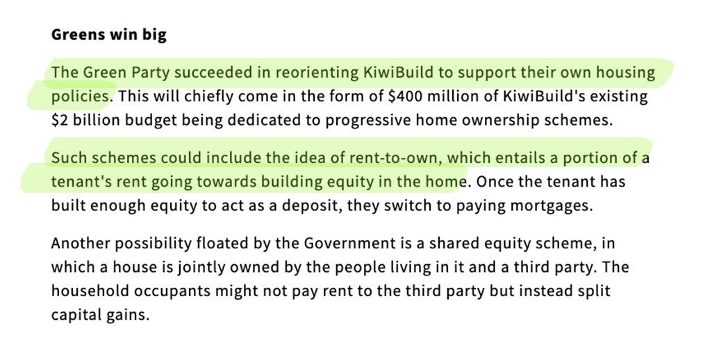 NZGreens's tweet image. Progressive home ownership was what we wanted for NZ. We are pleased to have these policies included in the new #Kiwibuild reorientation.  #nzpol 
Read more &amp;gt;&amp;gt; greens.nz/2jVGzwg