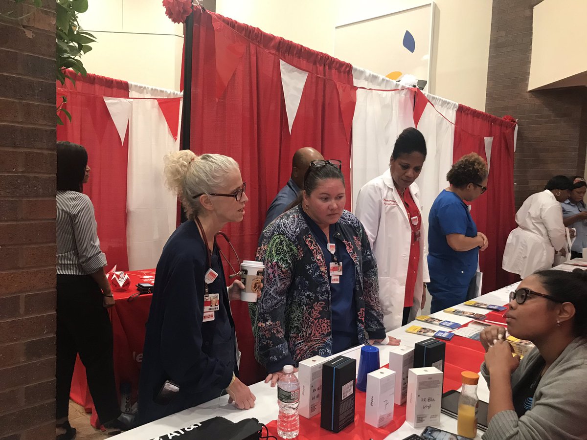 malounypbmh's tweet photo. With my frontline staff at the Engagement Fair -Goal 100 % PeriAnesthesia team participation @NYPBrooklyn @nyphospital @PacuStephanie #nypengagement #nypdiversity #teamengaged https://t.co/lPZSAfPoqU