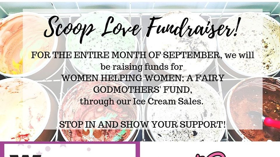 SDCakery's tweet photo. For the entire month of September we will be donating 10 percent of all ice cream sales to Women Helping Women: A Fairy Godmothers' Fund! For more information visit their website @ https://t.co/Xoss3K4w8j or https://t.co/8TEbbksXNf https://t.co/b5FoocKBRj