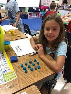 Making arrays with repeated addition...hands on learning.
My students use the vocabulary columns and rows to build simple arrays using play-doh.
Build it and write two equations to match!
<a href="/SixesStars/">Sixes Elementary</a> 
#shinetogether
#shinebright