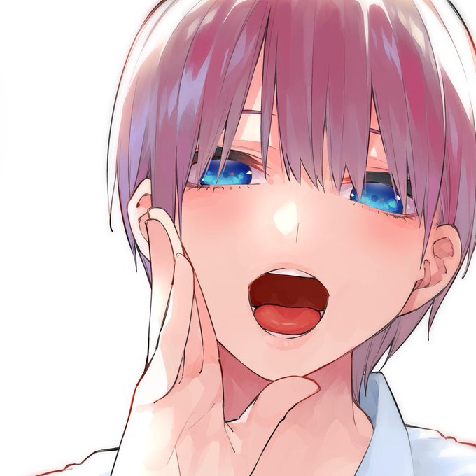 一等星(にのまえとうせい)さんがTwitterに投稿した中野一花(五等分の花嫁)のイラスト。