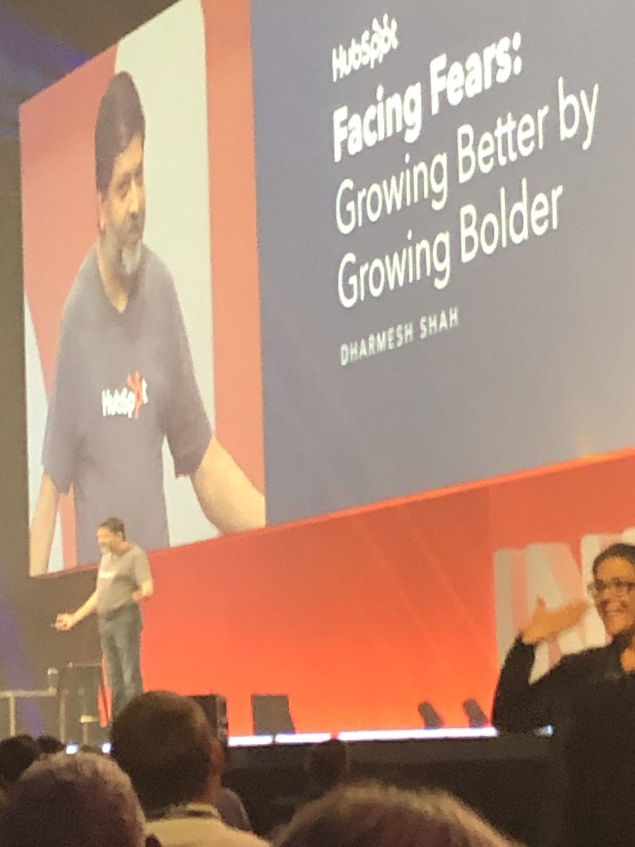 Had a great time at #INBOUND19 today! <a href="/dharmesh/">dharmesh</a> I greatly enjoyed your talk!!
