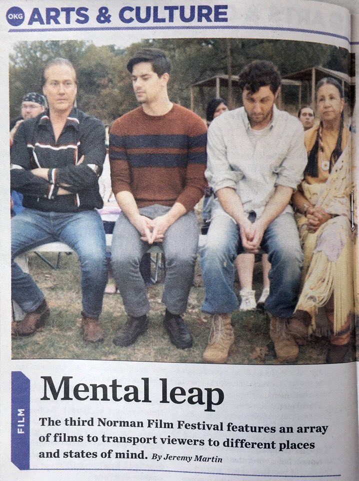 LordFinnFilm's tweet photo. Extra extra, read all about it! @lordfinnfilm and @normanfilmfest 's article in the @okgazette is out TODAY! Grab a copy and read the article by Jeremy Martin! (page 20-21)

#article #okgazette #featurefilm #indiefilm #filmfestival #supportindiefilm https://t.co/325KDxJrrB