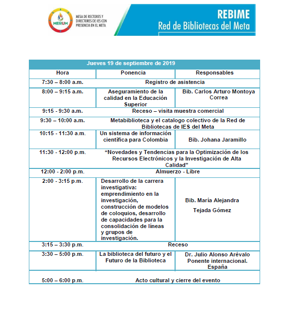 UCC Villavicencio on Twitter "Vive este 18 y 19 de Septiembre el "III