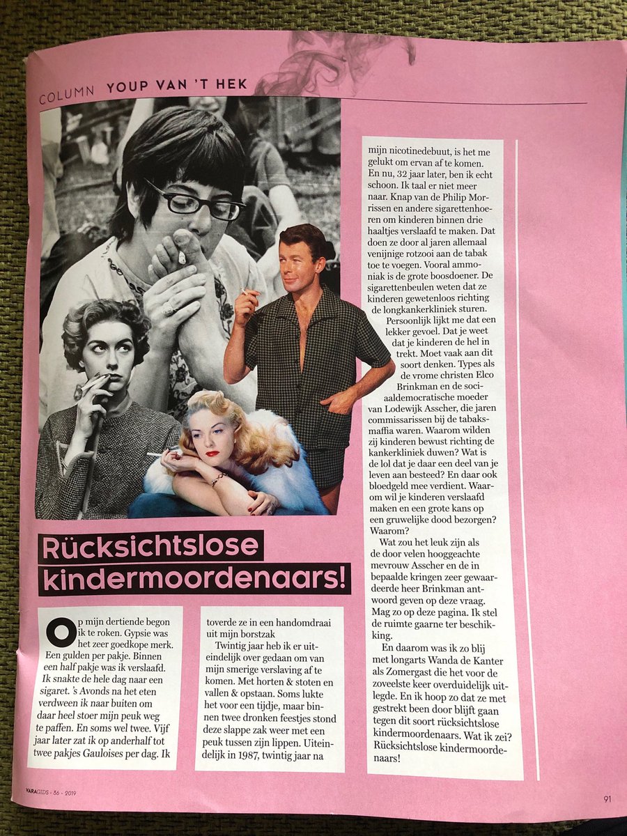 Wdekanter's tweet photo. Met dank aan ⁦@youpvanthek⁩ ⁦@VARAgids⁩ een “snoeiharde”  recensie #zomergasten 

⁦@cdavandaag⁩ https://t.co/GPyGLbvApp