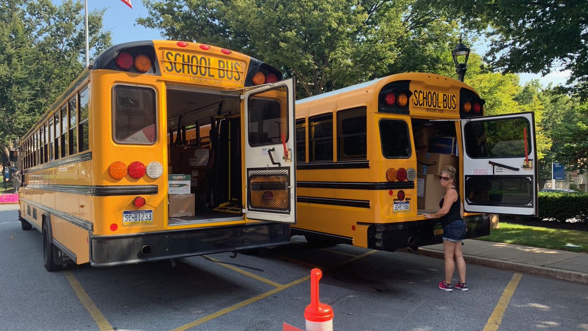 .<a href="/ReadingHosp/">Reading Hospital - Tower Health</a>, <a href="/BerkshireMall/">Berkshire Mall</a> donate supplies to <a href="/RDGschools/">Reading School District</a>, teachers on day before start of new school year. #Watch @KatieraWFMZ's report: WFMZ.com/1117188782.