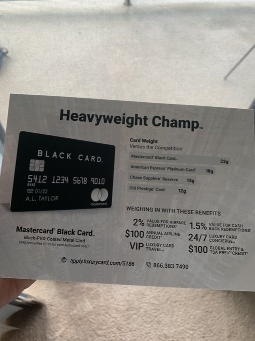 So Mastercard sent me a black card invitation 🤔 I need a Amex black card invite 🙏🏾😩 https://t.co/IYR