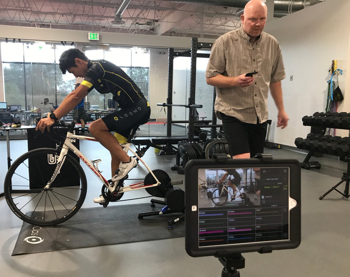 leomolabs's tweet photo. At LEOMO Performance Center in Boulder, Colorado we hooked up LEOMO TYPE-R sensors and used our Live Video Sync application to measure and record motion data in order to help improve athletic performance.
#leomo #obsessioninmotion #sportscience #biomechanics #bouldercycling https://t.co/JHP6TMZUwZ