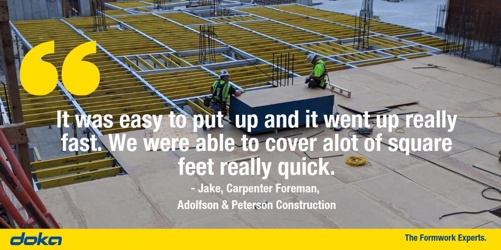 Doka_USA's tweet image. Introducing #SuperDek, the fast, safe and simple handset drop head slab system.. Here what our customers are saying 👉 youtu.be/35CFeOKqYjo

#SuperDekSlabs #SlabFormworkSuperHero #MoreThanFormwork