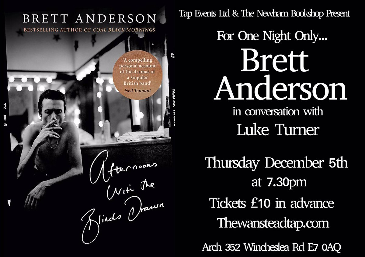 TheWansteadtap's tweet image. The only way to get Brett tickets is online tomorrow at 8pm on the website.