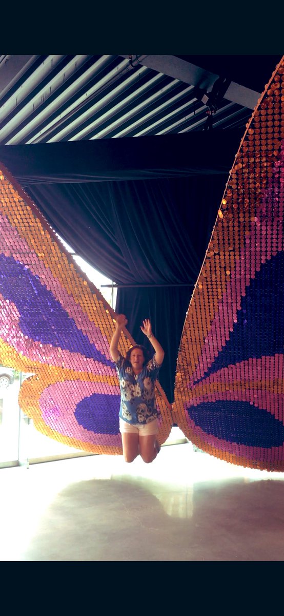 SwiftieBornin60's tweet photo. Everytime I see wings I have to jump! @taylorswift13 @taylornation13 #SeniorSwifty #LoverPopUpShop #ME https://t.co/RNnbOHD4Oy