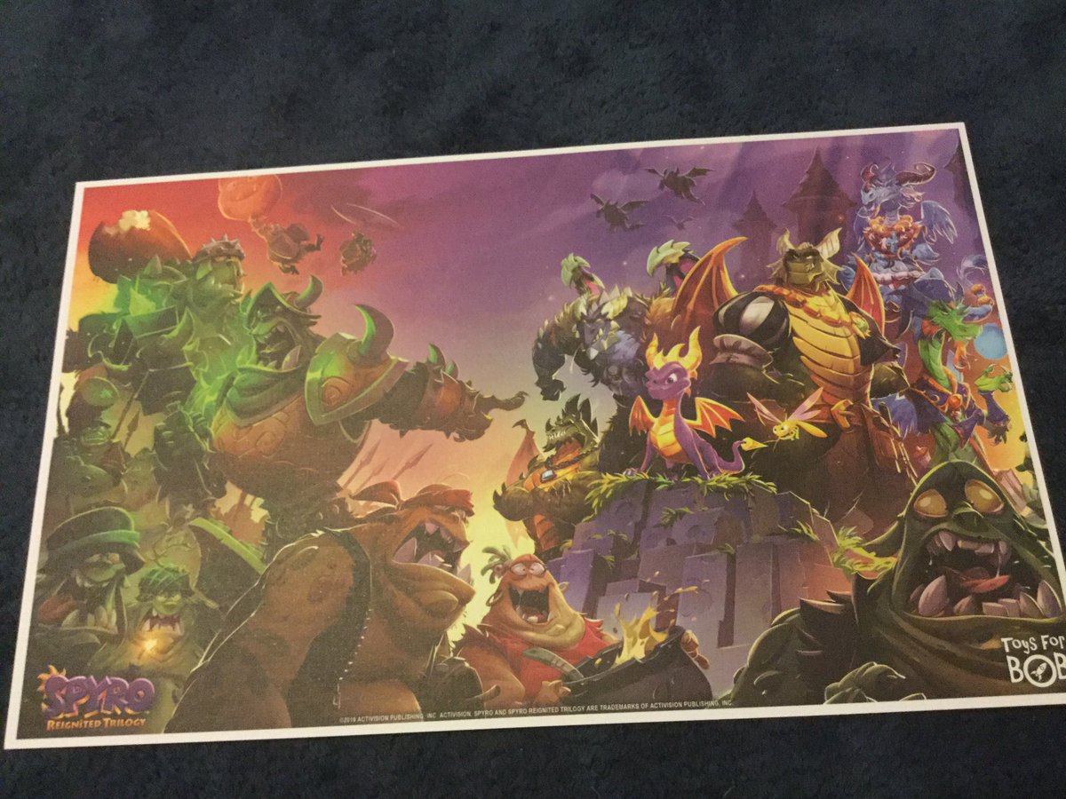 WolfMoon35's tweet image. I finally got my Spyro game for the Switch today.

I also got this AWESOME poster because I HAD to get it, it looks amazing XD

@SpyroUniverse 
@ToysForBob 
#spyroReigintedTrilogy