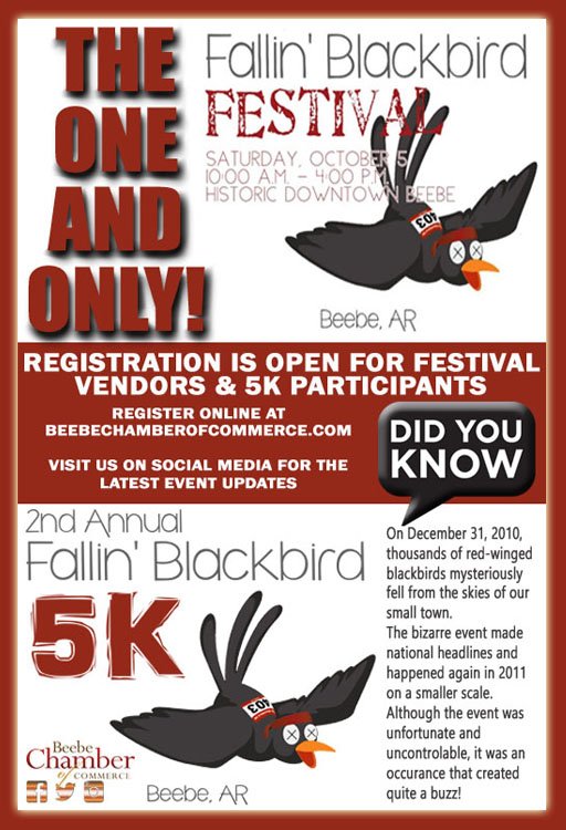 beebechamber's tweet photo. https://t.co/HU7mqHO4ND
#BeebeChamber #Beebe #Arkansas #FallinBlackbirdFestival #FallinBlackbird5K https://t.co/nRUttw4dIi