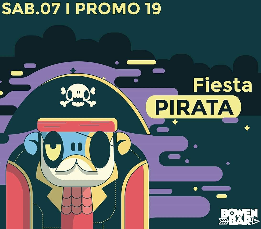 Bowen_Bar's tweet photo. La 19 se pone la 10 este #Sabado07 ➡️ hacen ⚓F̸I̸E̸S̸T̸A̸ P̸I̸R̸A̸T̸A̸⚓ en #bowenbar 
🔺 vamos a jugar a "encuentra el tesoro": escondemos vales de consumiciones, panchos, hamburguesas y más por todo el boliche 😏
🔺 vuelven las pistolitas para que se la den bien en la pera 🍐 https://t.co/ICYPcp6N1B