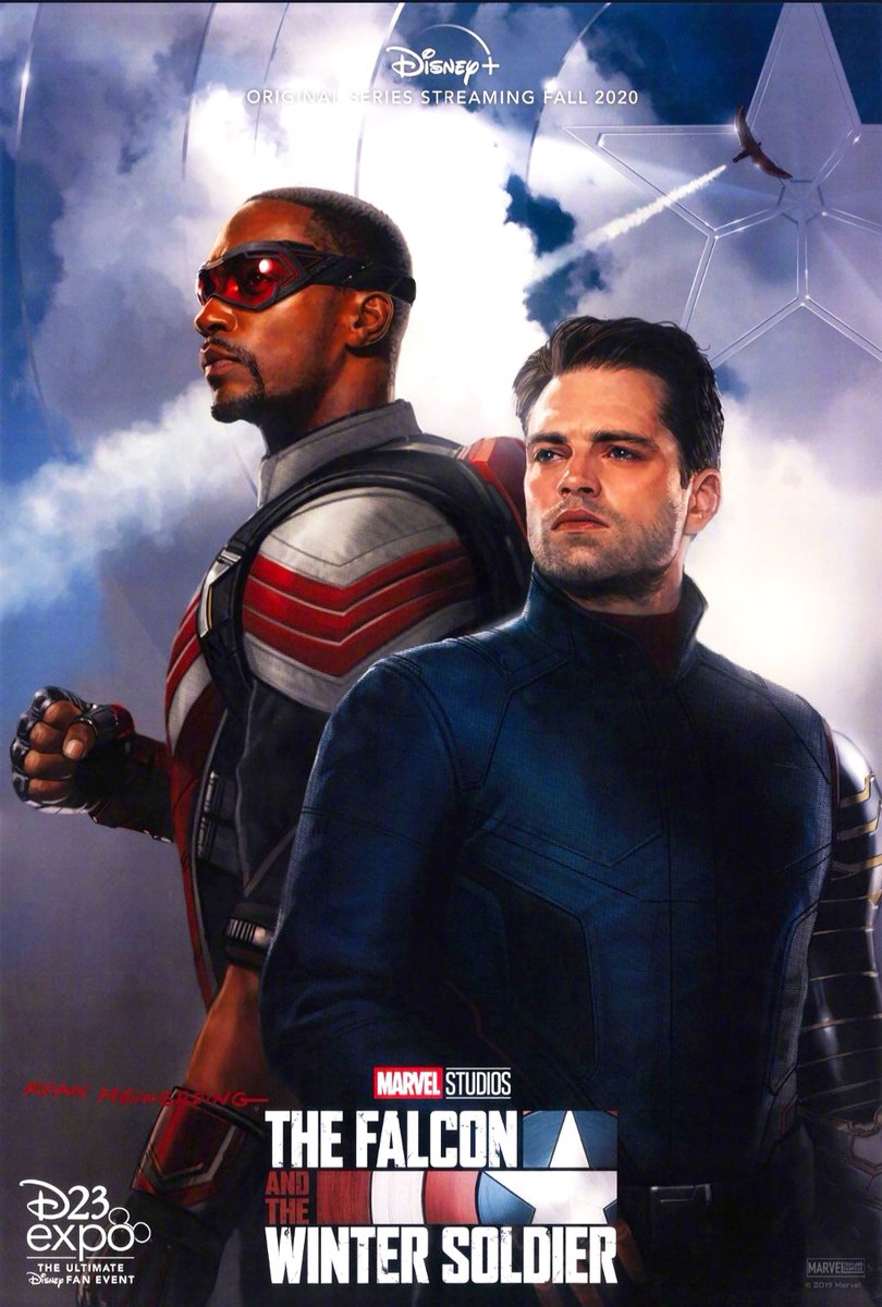 MCU_Direct's tweet photo. Here is a high-res version of the first official #TheFalconAndTheWinterSoldier series poster! https://t.co/aXrPhtVoMk