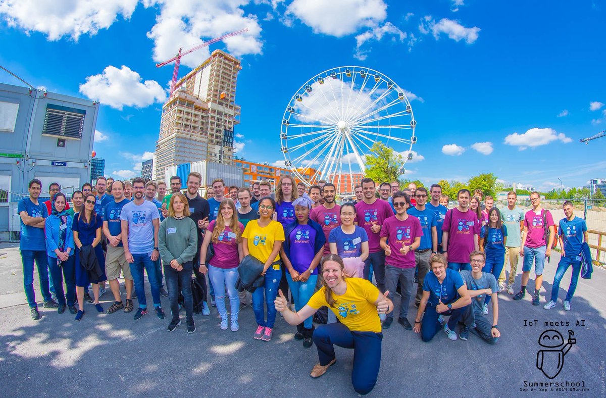 We are just finishing our hacking day at the summer school "IoT meets AI". Tomorrow afternoon at 2pm we will stream the student pitches, jury decisions and closing at future-iot.org/stream
Tune in, the students produced amazing results! 
#IoTAI