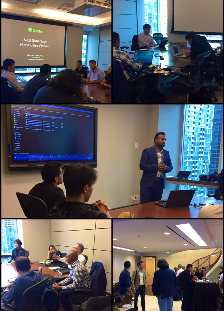 AirdBerlis's tweet image. There’s a healthy mix of nerves and excitement in the air as these @FoundingTO founders begin to pitch their💡ideas to a panel of FI mentors. Good luck to all!