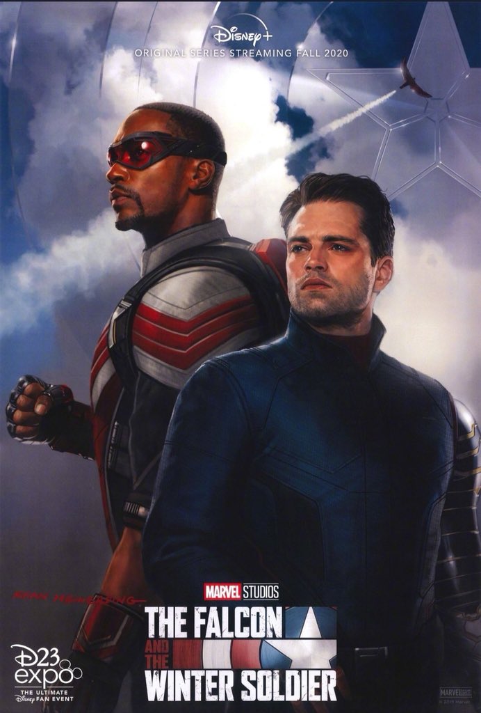 EDqDp4yXkAE6J82?format=jpg&name=medium D23 Poster for The Falcon and The Winter Soldier Officially Released