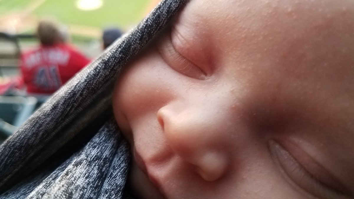 DreamInBinary's tweet image. First #ClevelandIndians game with 6 wk old baby Luca. 
Thank you #HylandLife