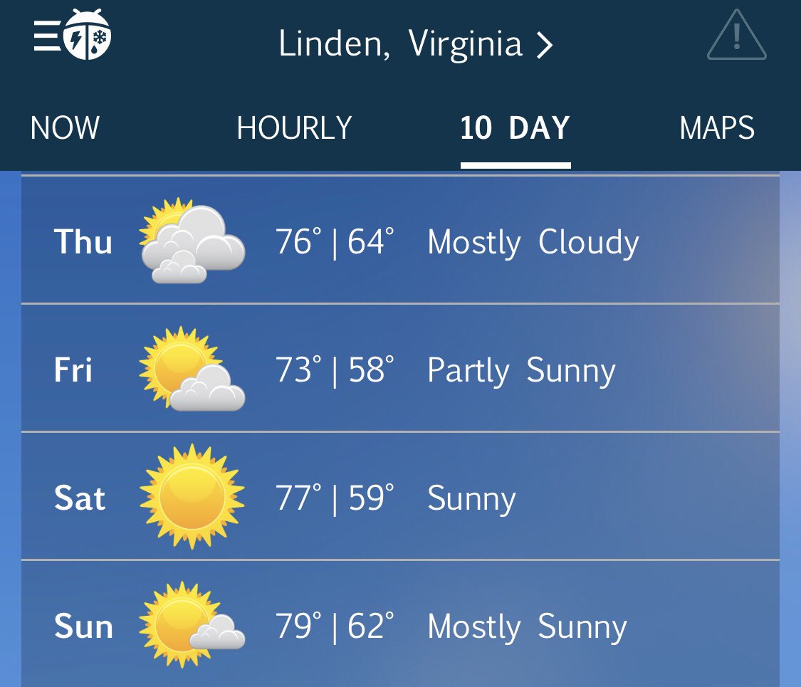 Wow!  What a forecast!  Saturday is our last Sunset in the Vineyard of 2019.  We will be open until 8pm.  Who’s making plans to come see us?