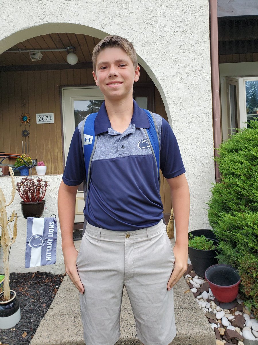 TigerBarbara's tweet photo. We are both excited to start another year  @CouncilRockSD He is starting 11th grade and I am starting my 26th year #CRFirstDay https://t.co/cojd64PcC4