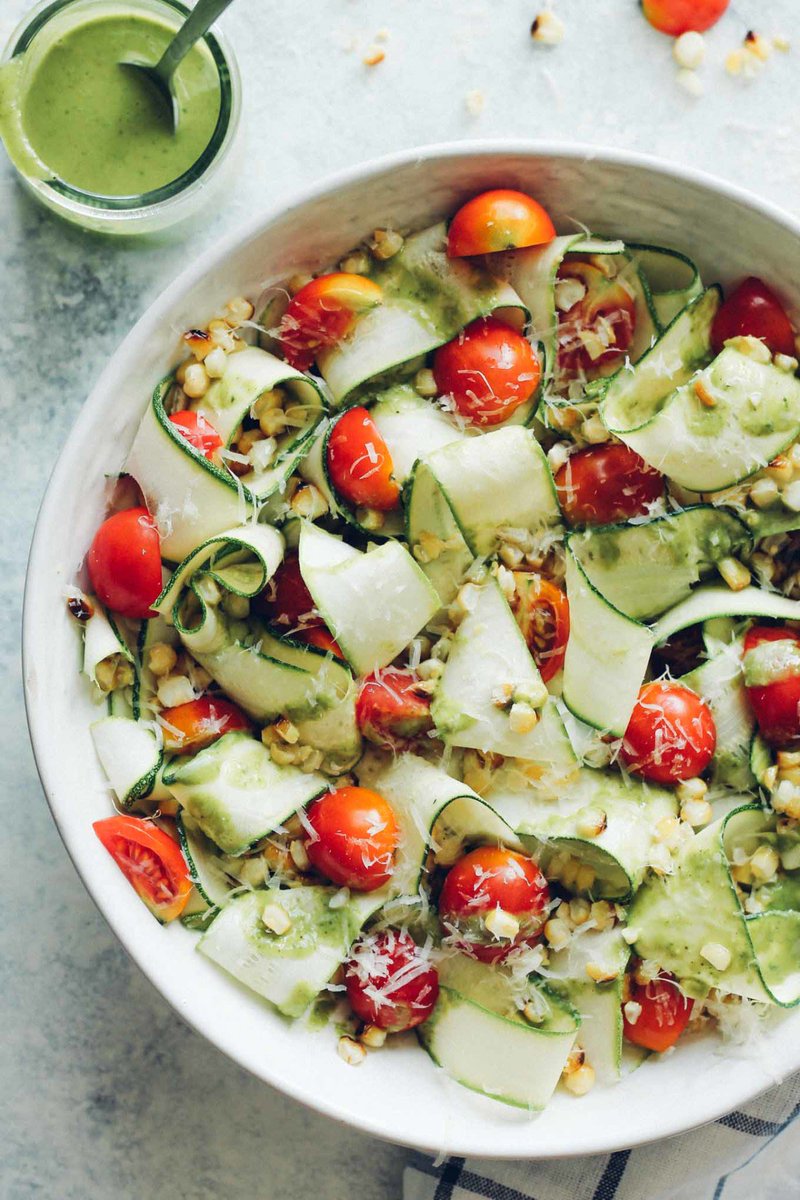 DstnDelish's tweet photo. Zucchini Ribbon Salad with Corn and Tomatoes https://t.co/Lmev3J6Ej9 https://t.co/3zTxVIloOT