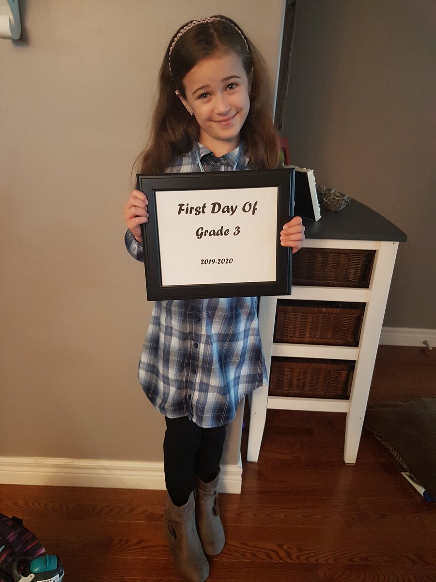 First Day of Grade 3 ❤