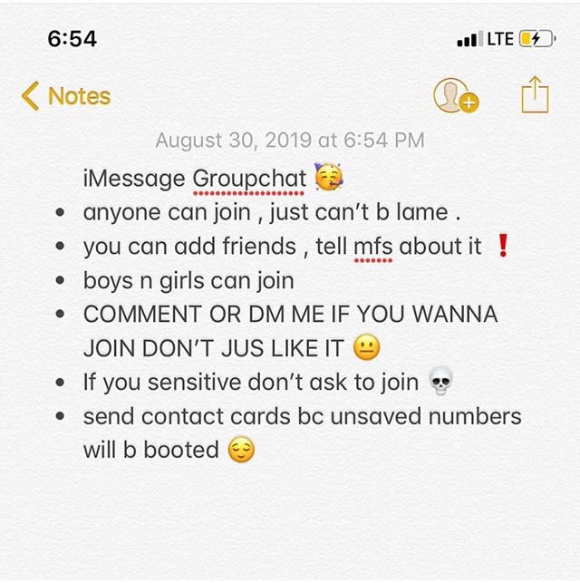 Brizzy_Haze's tweet photo. Who wants to join? #IMessageGroupChat https://t.co/YOkF0buE4N