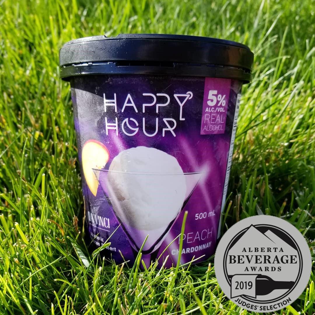 HappyHourGelato's tweet photo. *WINNER** Our Peach Chardonnay Alcohol Sorbetto won the 2019 Alberta Beverage Awards: Judges' Selection 🍑🍾 Pick one up (or 20) at one of our many locations
#gelato #canadagelato #boozygelato #glutenfreegelato #stalbert #edmonton #yeg #davincigelato #awardwinning #alcoholgelato https://t.co/0JwnfvOc3E