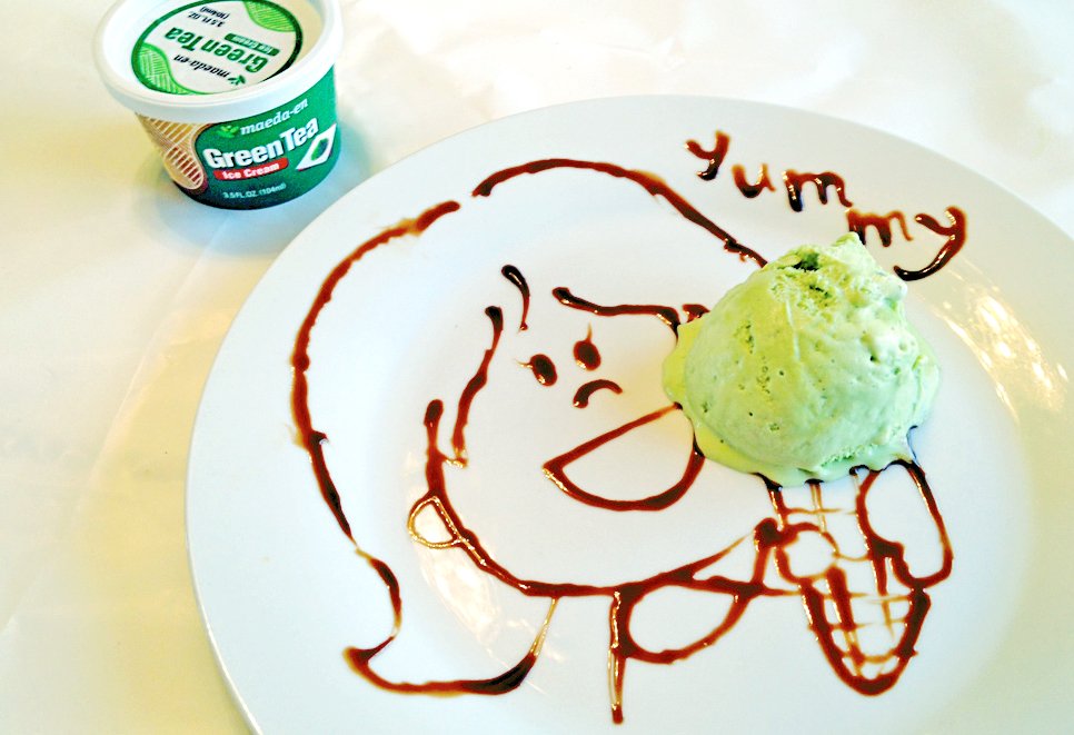 Feel hot? Stay cool with our green tea ice cream💚

#greentea #icecream #matchaicecream #maedaen