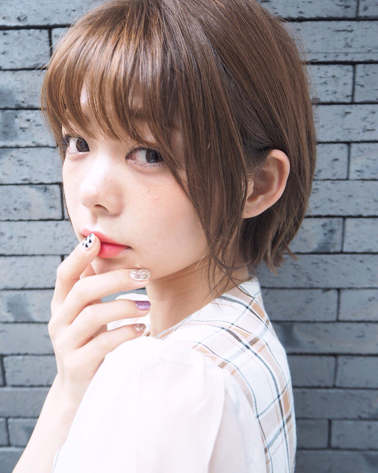 長沼彰憲 ウルフ美容師 ショート ボブ ハイトーンカラー 前髪からサイドにつなげる顔まわりが大事 ハイ透明感 ハイ透明感カラー アプリエカラー アプリエ 愛され女子 かわいいは正義 ブリーチなし Uverworld ショートヘア T Co