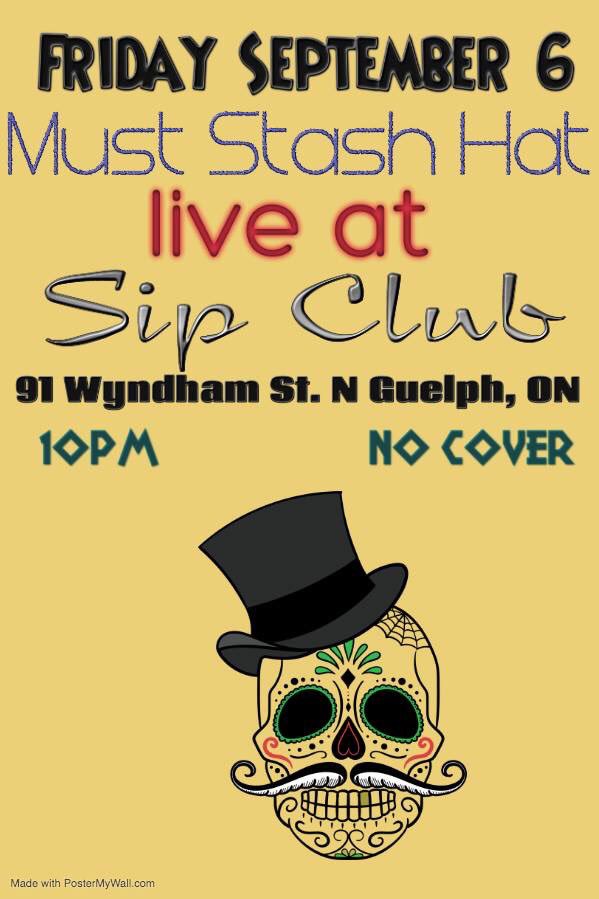 Friday in #Guelph #sipclub come party! 10-2 NO COVER