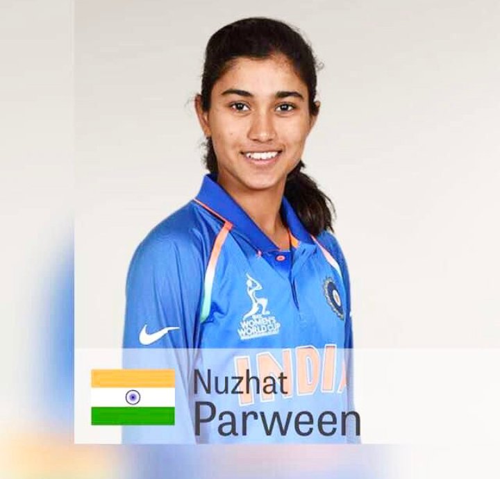 nikhikalpita's tweet photo. Happy birthday @NuzhatParween1. May your day be as bright as your smile and as lovely as you 😍 Hope to you again in the blue jersey🇮🇳 
#HappyBirthdayNuzhatParween https://t.co/8rdvyOKffd
